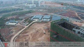 100萬像素-深圳高新西中建五局施工現(xiàn)場塔吊安裝高速球監(jiān)控演示